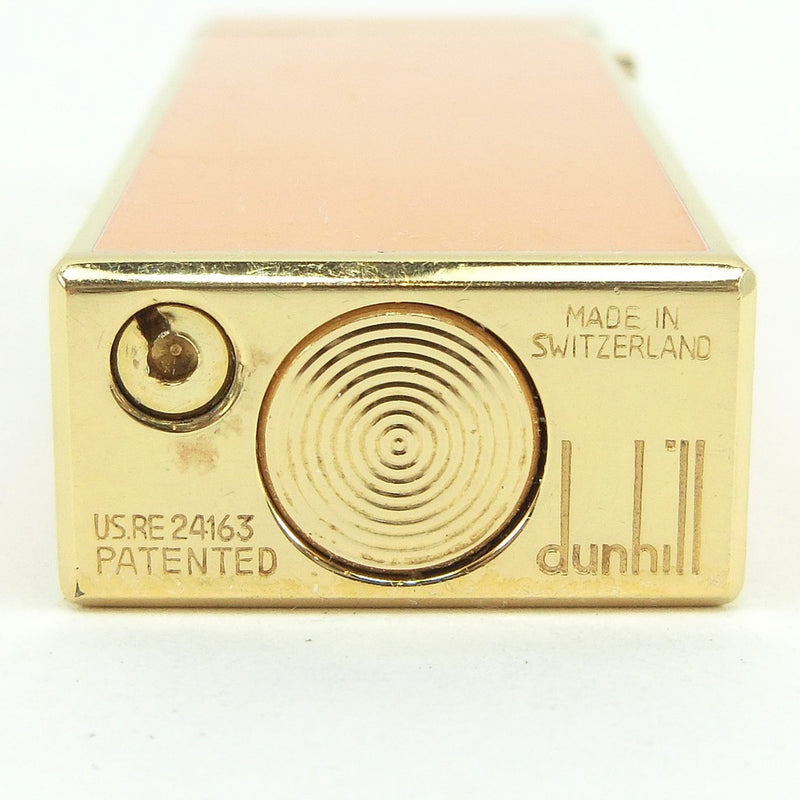 [Dunhill] Dunhill Gas Writer Writer Orange X Gold Gas Lighter_