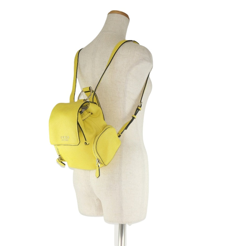 [Supongo] Adivina 
 Mochila de Luc 
 Cuero amarillo unisex un rango