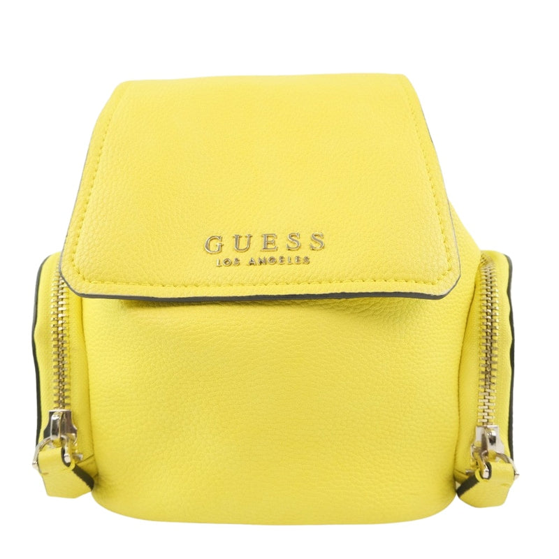 [Supongo] Adivina 
 Mochila de Luc 
 Cuero amarillo unisex un rango