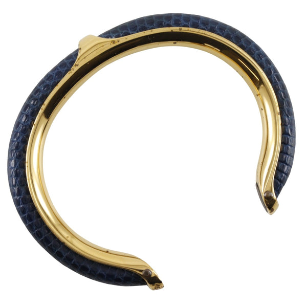 [헤르메스] 헤르메스 뱅글 골드 도금 x 도마뱀 금 약. 31.1g 여성