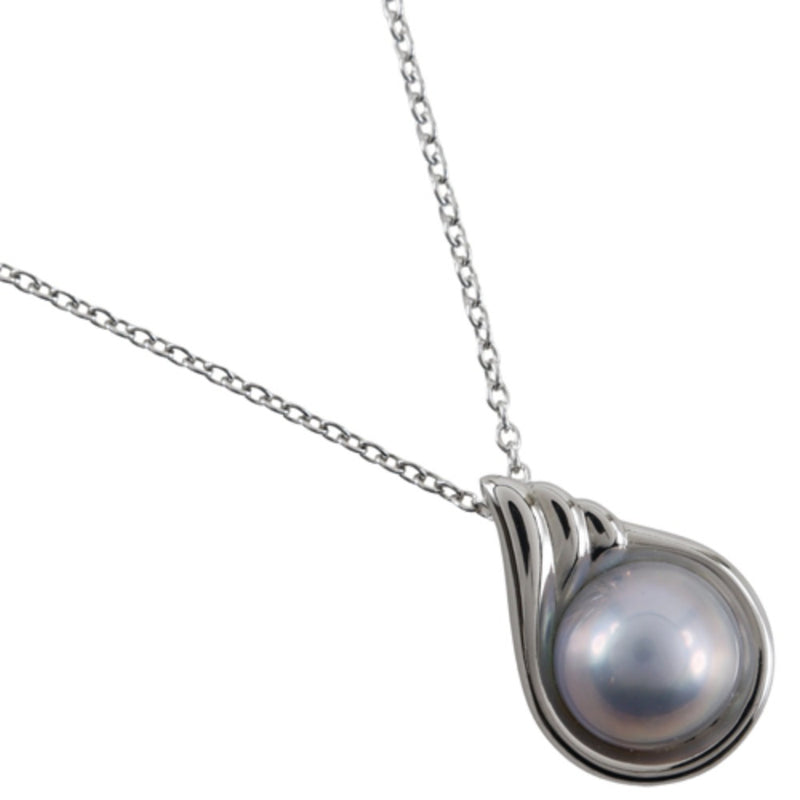 [TASAKI] Tasaki Mabe Pearl Necklace Silver×Pearl Silver Approximately 15.2g Mabe Pearl Women's A+ Rank