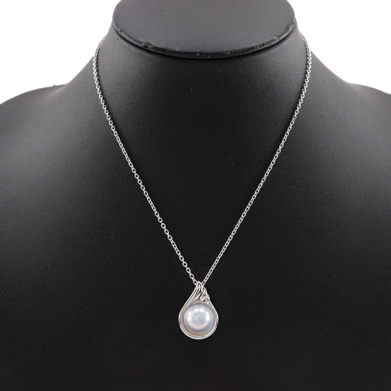 [TASAKI] Tasaki Mabe Pearl Necklace Silver×Pearl Silver Approximately 15.2g Mabe Pearl Women's A+ Rank