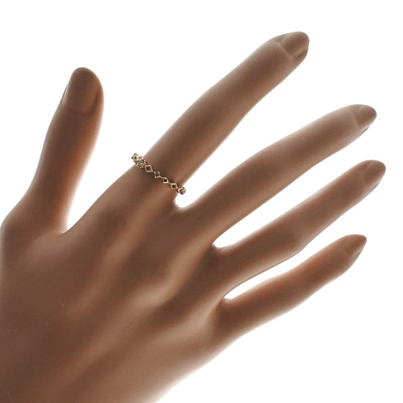 [4 ℃] Yon Sea 
 Anillo / anillo No. 11 
 K10 Pink Gold x Diamond aproximadamente 1.1G Damas SA Rank