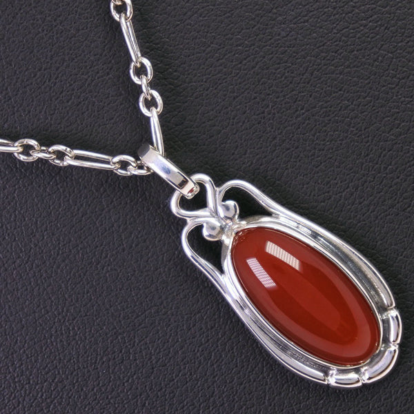 [Georg Jensen] Georg Jensen Necklace Silver 925 Red 2009 조각 약. 10.0g 유니니스 렉스 A 순위