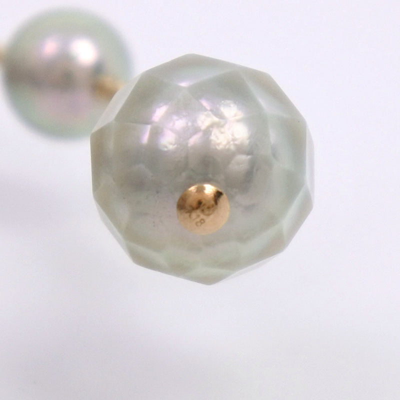 Pulsera de perla 
6-9 mm K18 oro amarillo x perla perla blanca aproximadamente 6.7g akoya perla damas un rango