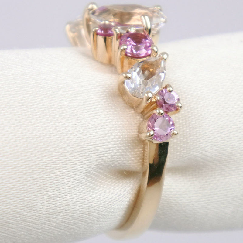 [4 ℃] Yon Sea 
 No. 10 ring / ring 
 K10 Yellow Gold Pink about 2.7g Ladies A Rank