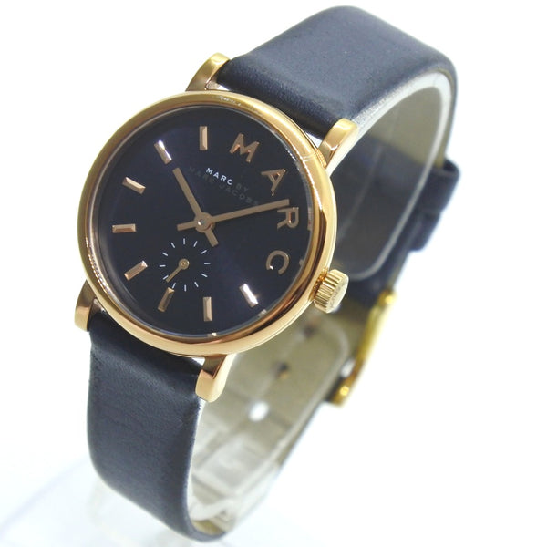 [MARC BY MARC JACOBS] Mark by Mark Jacobs 
 watch 
 MBM1331 Gold plating x leather gold quartz navy dial ladies