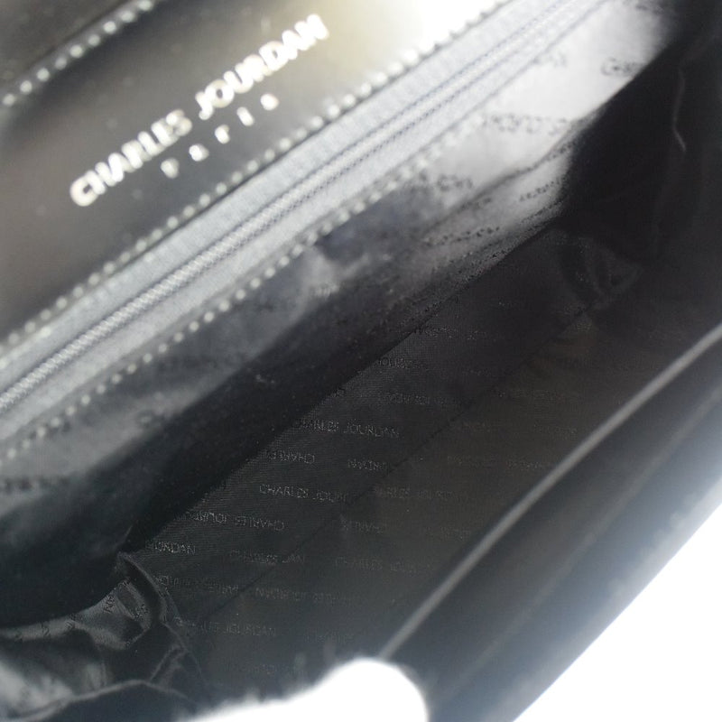 [Charles JOURDAN] Charles Jordan 
 2way shoulder handbag 
 Calf Black 2WAYSHOULDER Ladies A Rank