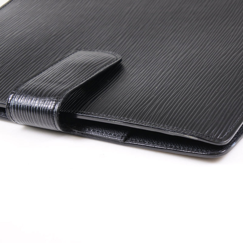 [Louis Vuitton] Louis Vuitton 
 Agenda GM notebook cover 
 R20062 Epireser Black Snap button AGENDA GM Men's A-Rank