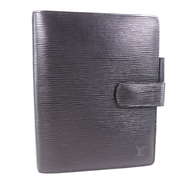 [Louis Vuitton]路易威登 
 议程总经理笔记本封面 
 R20062 Epepireser黑色快照按钮议程GM男士A级