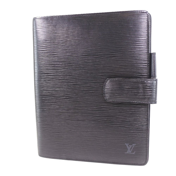 [Louis Vuitton]路易威登 
 议程总经理笔记本封面 
 R20062 Epepireser黑色快照按钮议程GM男士A级