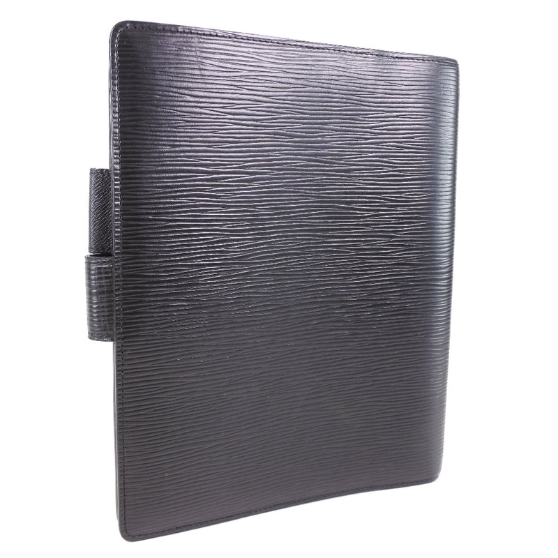 [Louis Vuitton] Louis Vuitton 
 Agenda GM notebook cover 
 R20062 Epireser Black Snap button AGENDA GM Men's A-Rank