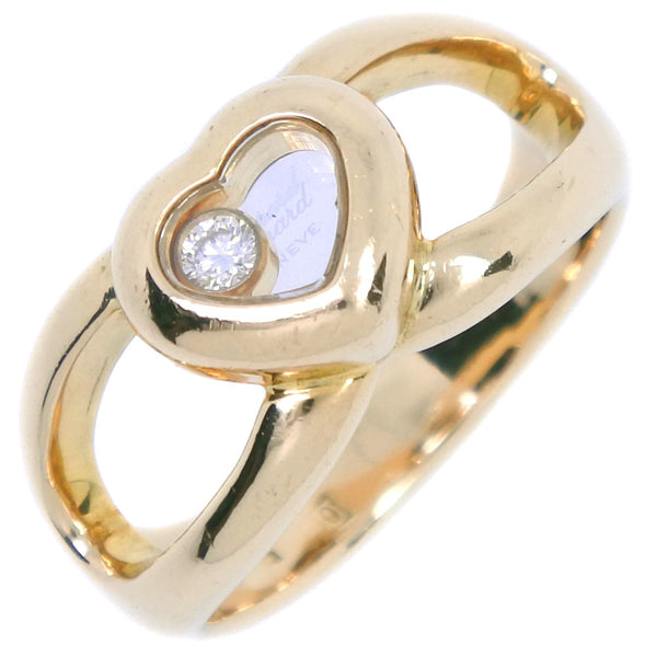 [Chopard] Chopard 
 Happy Diamond No. 8.5 Anillo / anillo 
 K18 Corazón de oro amarillo aproximadamente 7.0g Diamantes felices damas un rango