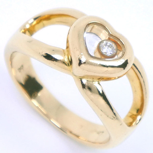 [Chopard] Chopard 
 Happy Diamond No. 8.5 Anillo / anillo 
 K18 Corazón de oro amarillo aproximadamente 7.0g Diamantes felices damas un rango