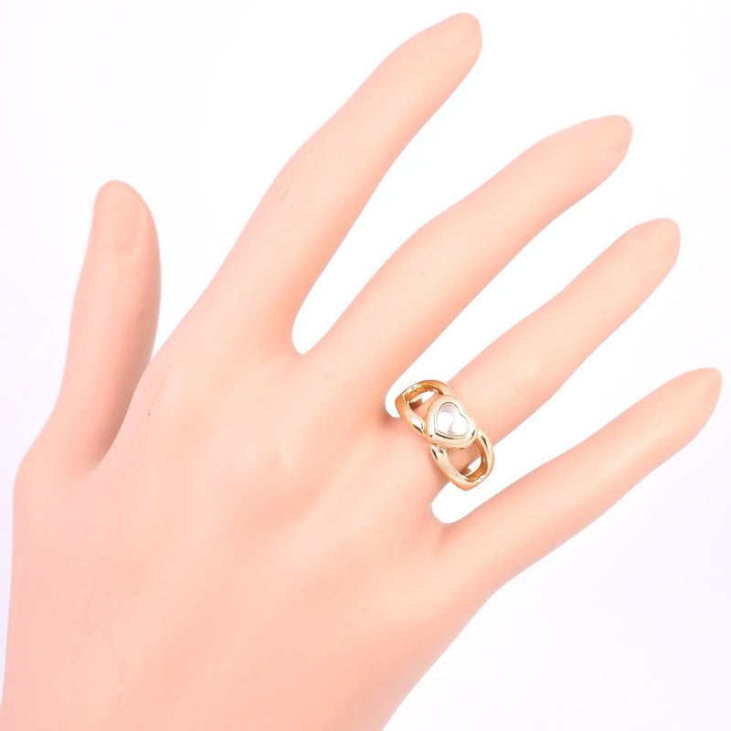 [CHOPARD] Chopard 
 Happy Diamond No. 8.5 Ring / Ring 
 K18 Yellow Gold Heart Approximately 7.0g Happy Diamond Ladies A Rank