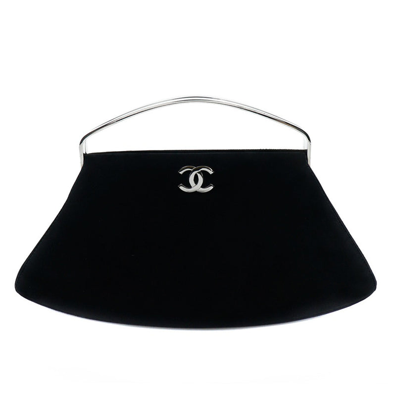 [CHANEL] Chanel 
 Party bag handbag 
 Swedo Black PARTY BAG Ladies A-Rank