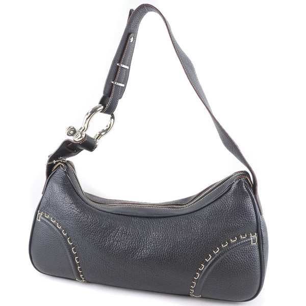 [Burberry] Burberry Shoulder But de pantorrilla Sujete de hombro negro Damas un rango