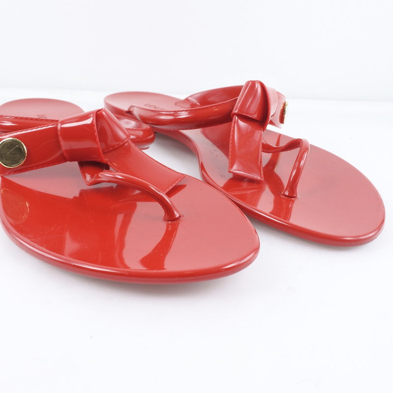 [Louis Vuitton] Louis Vuitton 
 Sandales de plage de la mer Star 
 Rubber les dames de la mer Rouge Rouge