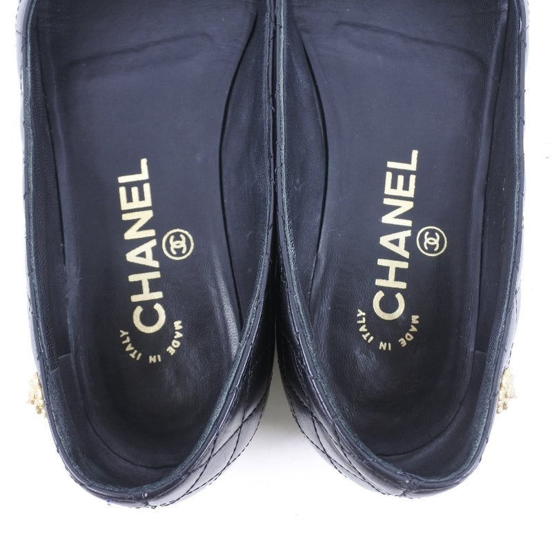 [CHANEL] Chanel 
 Matrasse Pumps 
 Calf Black MateLasse Ladies