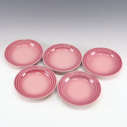 LE CREUSET】ル・クルーゼ 15cm ラウンドプレート×5枚 食器