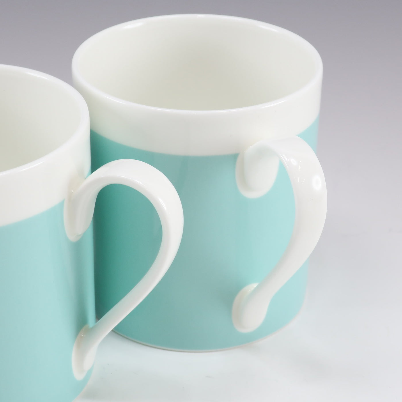 TIFFANY&Co.】ティファニー カラーブロック 食器 マグカップ×2