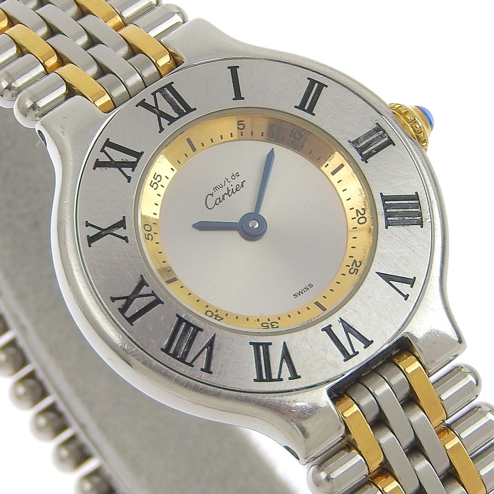 CARTIER】カルティエ マスト21 腕時計 クオーツ – NISHIKINO VINTAGE KYOTO