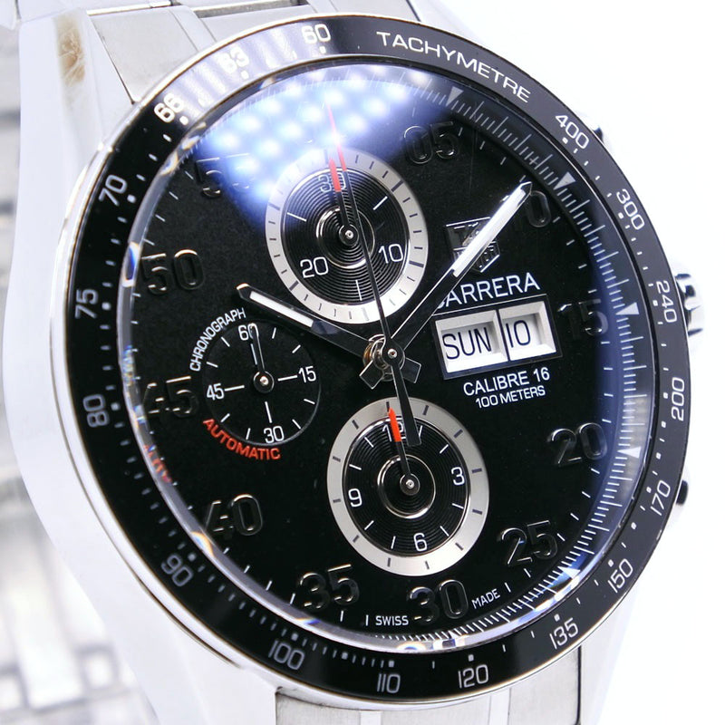 【TAG HEUER】タグホイヤー カレラ タキメーター 腕時計
 CV2A10 自動巻き