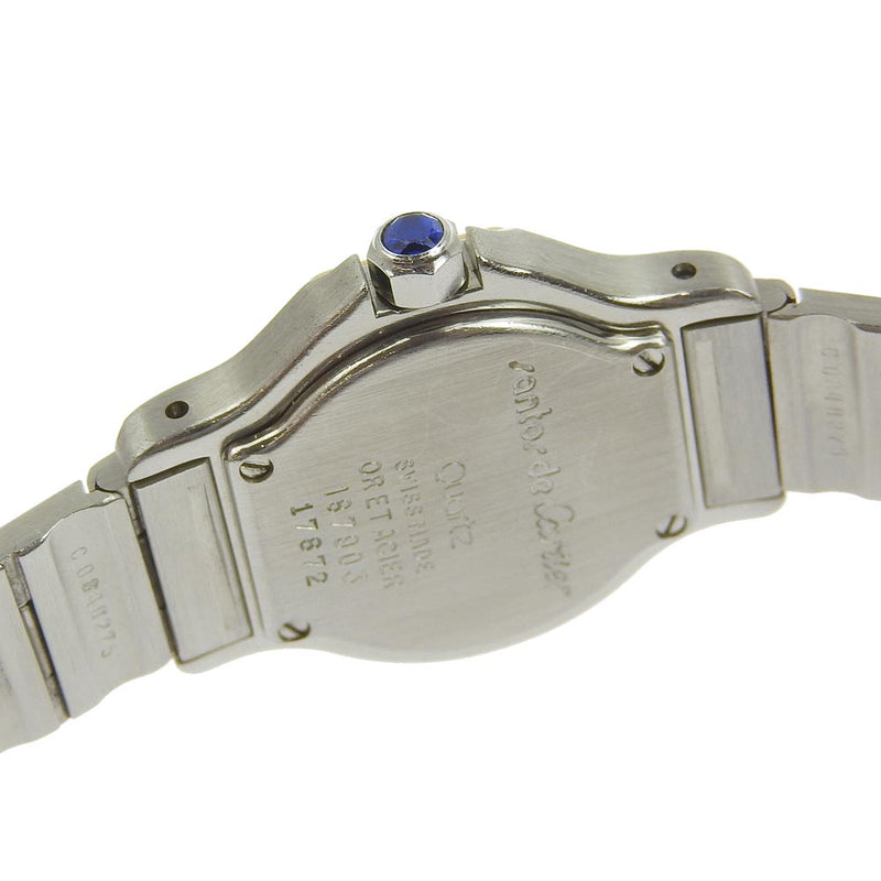 CARTIER】カルティエ サントスオクタゴンSM 腕時計 クオーツ