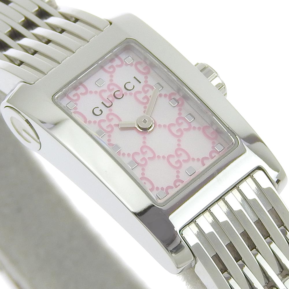 GUCCI 腕時計 8600L ピンク GUCCI] Gucci 8600L Stainless steel Silver Quartz Analog Ladies