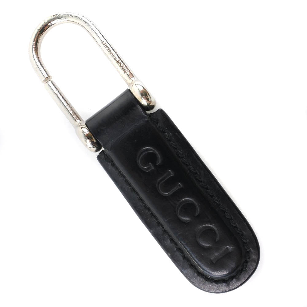 【極美品】GUCCI キーリング　キーホルダー　ドリアン　シマレザー　黒 GUCCI】グッチ キーリング キーホルダー – NISHIKINO VINTAGE KYOTO