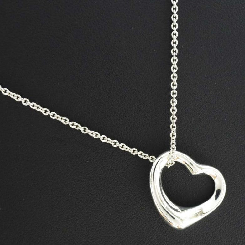 [Tiffany & co.]TIFFANY&Co. Collar de corazón abierto