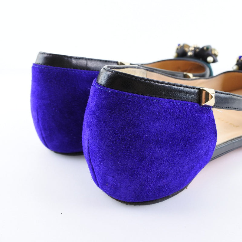 [Christian Louboutin] Christian Lubutan 
 bombas 
 Swed X Leather Purple Ladies