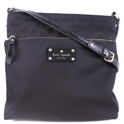 [Kate Spade] Kate Spade 
 Shoulder bag 
 Nylon x leather black diagonal shoulder ladies