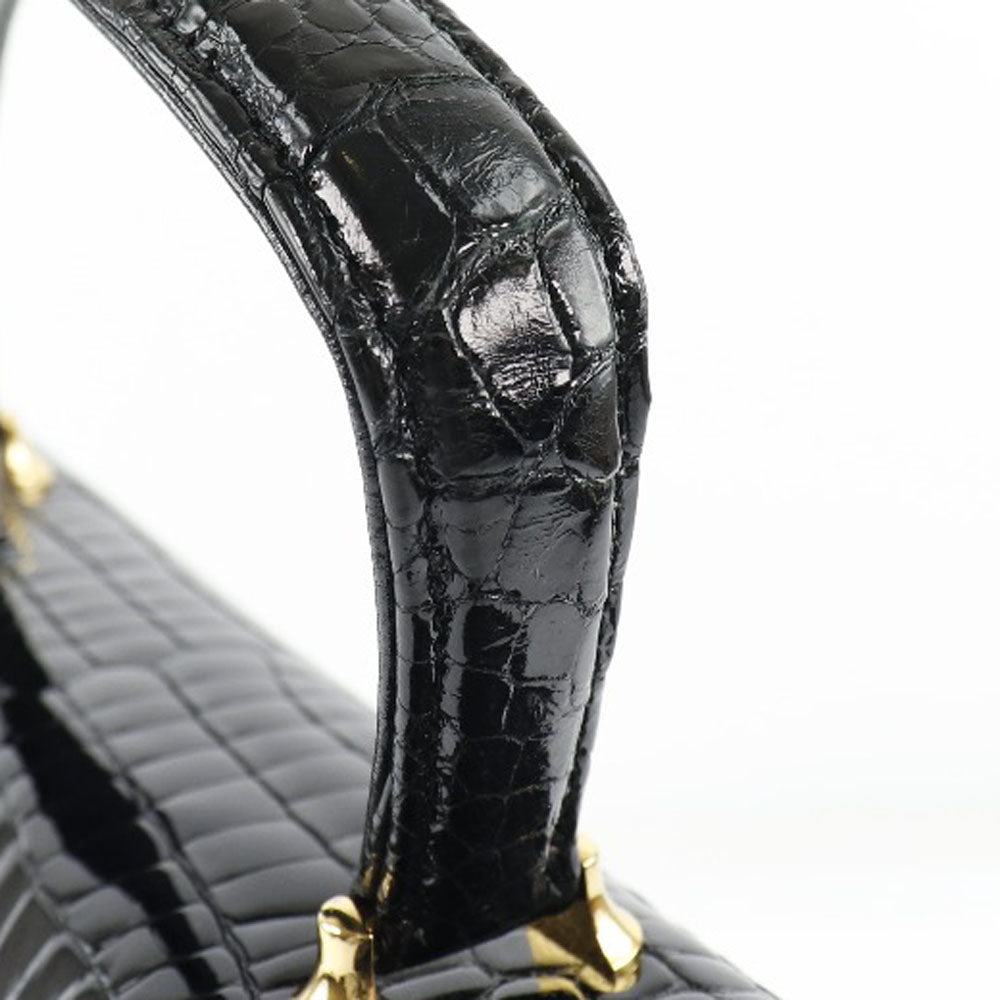 本物JRAタートルレザーハンドバッグ 本物JRAタートルレザー