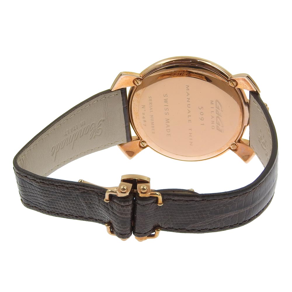 Gaga Milano] Gaga Milano Manuale Watch 5091 Quartz – NISHIKINO