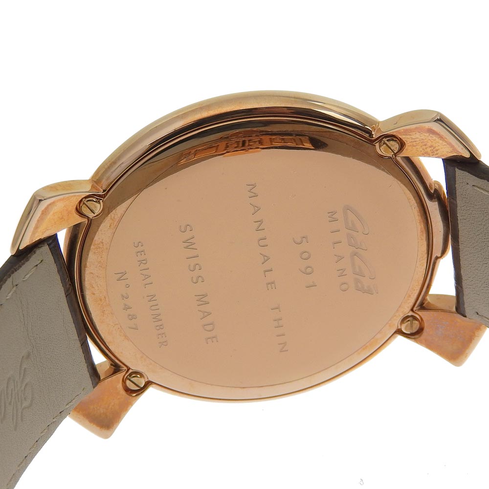 Gaga Milano] Gaga Milano Manuale Watch 5091 Quartz – NISHIKINO