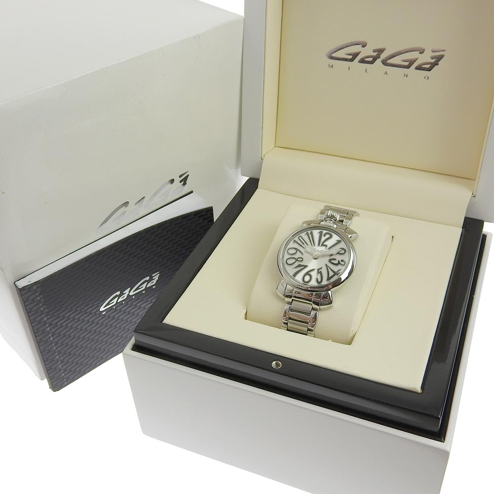 Gaga Milano】ガガ・ミラノ マニュアーレ35 腕時計 6020 クオーツ