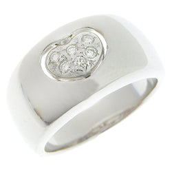 [Tasaki] Tasaki 
 Corazón No. 11 Anillo / anillo 
 K18 Gold White X Diamond Silver Heart aproximadamente 8.5 g Ladies Sa Rank