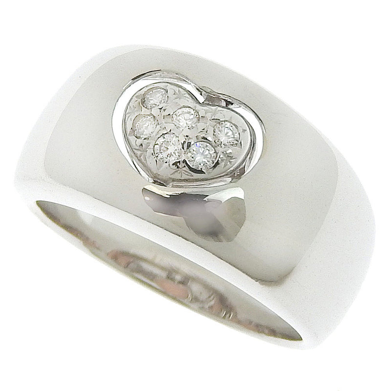 [Tasaki] Tasaki 
 Corazón No. 11 Anillo / anillo 
 K18 Gold White X Diamond Silver Heart aproximadamente 8.5 g Ladies Sa Rank