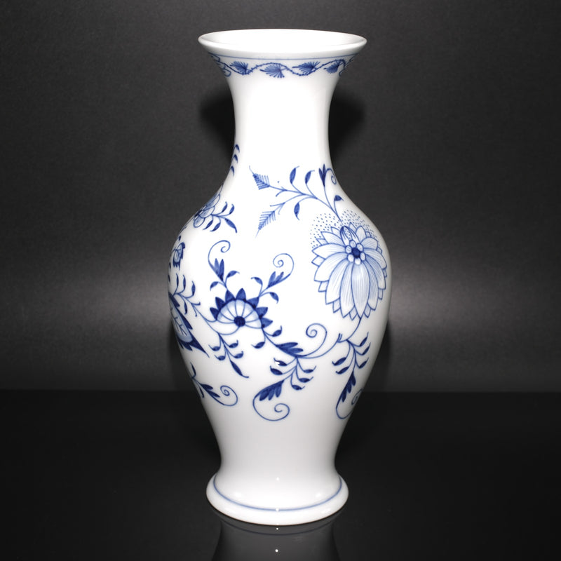 [Meissen] Meissen 
 Jarrón de cebolla azul 
 800101/50198 Rango de cebolla azul de porcelana unisex