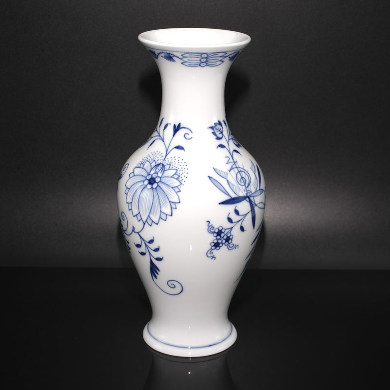 [Meissen] Meissen 
 Jarrón de cebolla azul 
 800101/50198 Rango de cebolla azul de porcelana unisex