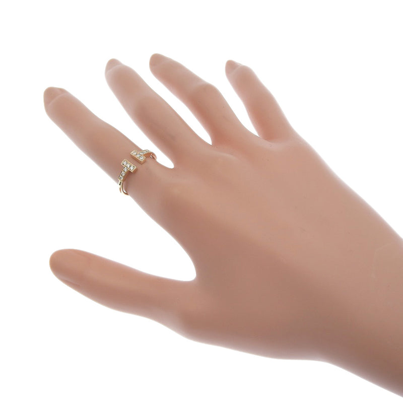TIFFANY&Co.】ティファニー Tワイヤーリング リング・指輪 9号