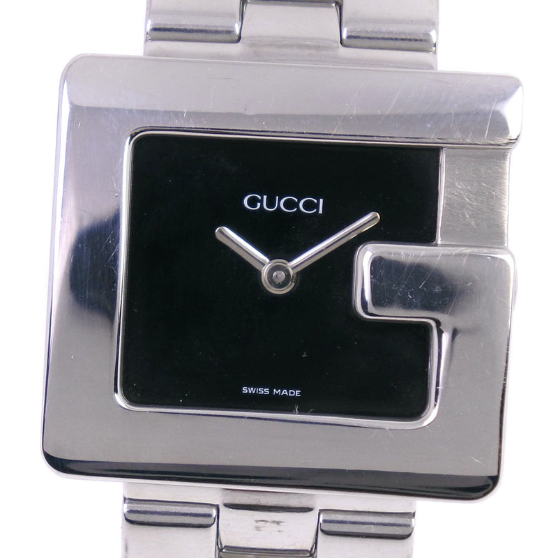 GUCCI】グッチ 腕時計 3600J ステンレススチール クオーツ 黒文字盤 
