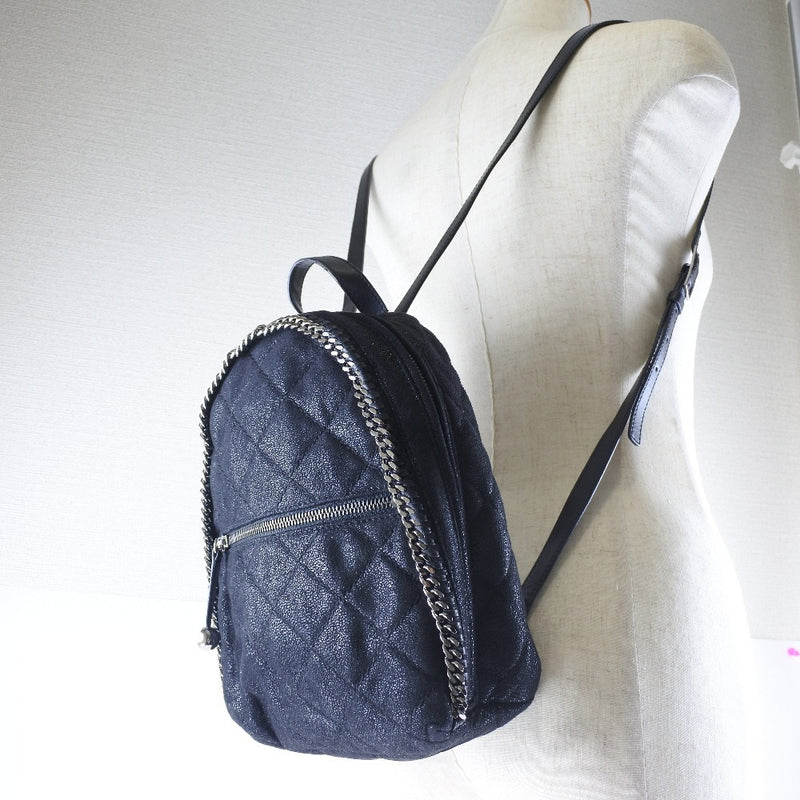 [Stella McCartney] Stella McCartney 
 Backpack backpack daypack 
 Calf Black Backpack Unisex A-Rank