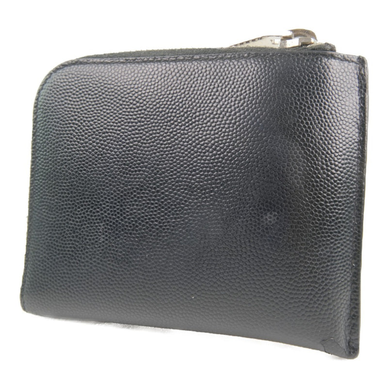 322 極上美品 SAINTLAURENT イヴサンローラン 2つ折り財布 YVES SAINT LAURENT イヴ・サンローラン ロゴ 二つ折り財布