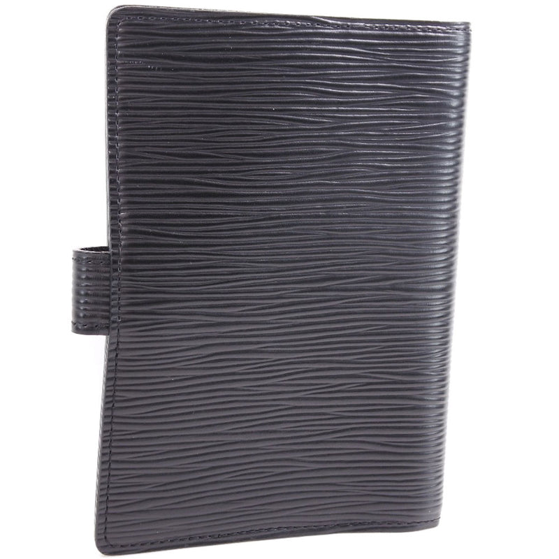 [Louis Vuitton] Louis Vuitton 
 Agenda PM notebook cover 
 R20052 Epireather Noir Black CA0013 Snap button AGENDA PM Unisex A Rank