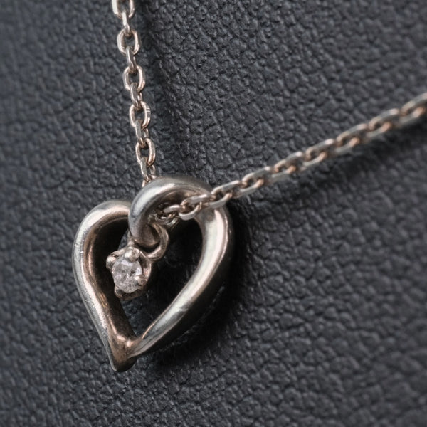 [4 ℃] Yon Sea 
 Collar 
 Collar de plata de plata.