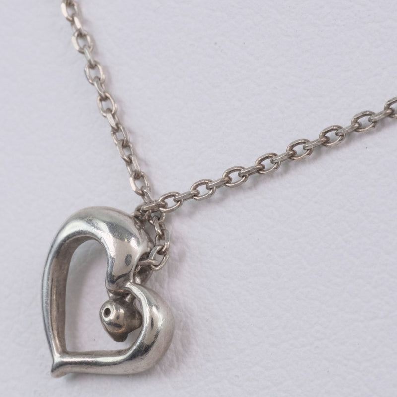 [4 ℃] Yon Sea 
 Collar 
 Collar de corazón de plata de plata Damas