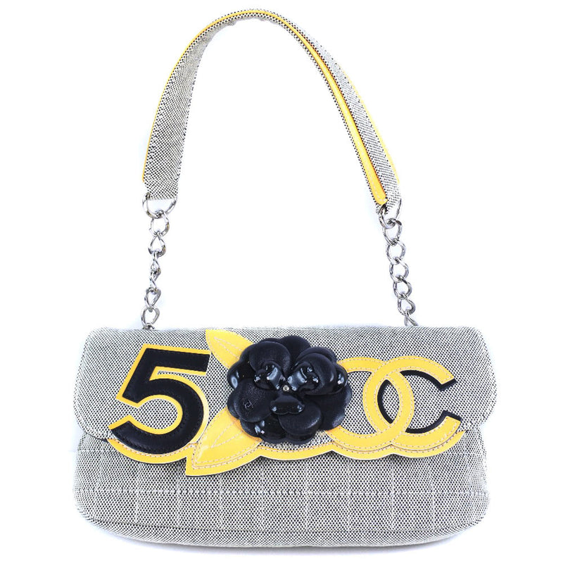 CHANEL シャネル ショルダーバッグ カメリア CHANEL シャネル チョコバー カメリア ショルダーバッグ ラムスキン