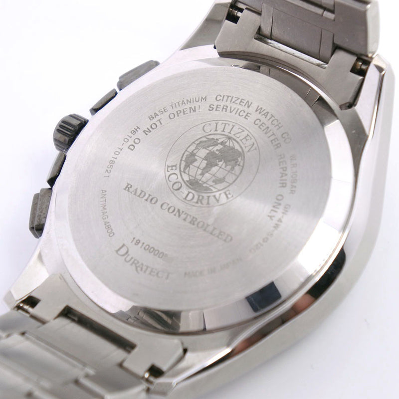 【CITIZEN】シチズン
 エクシード 腕時計
 H610-T018521 チタン エコドライブ クロノグラフ 黒文字盤 Exceed メンズA-ランク